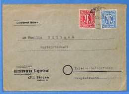 Allemagne Bizone - 1945 - Lettre De Siegen - G30738 - Otros & Sin Clasificación