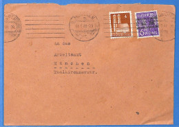 Allemagne Bizone - 1948 - Lettre De Munchen - G30718 - Other & Unclassified