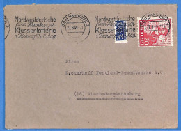 Allemagne Bizone - 1949 - Lettre De Hannover - G30709 - Otros & Sin Clasificación