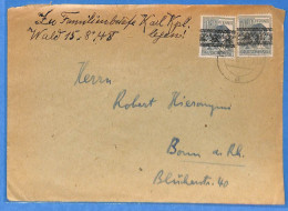 Allemagne Bizone - 1948 - Lettre De Rheinbach- G30708 - Autres & Non Classés