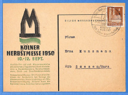 Allemagne Bizone - 1950 - Carte Postale De Bad Lauterberg - G30698 - Covers & Documents