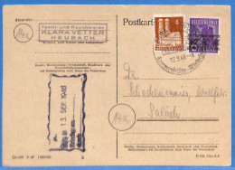 Allemagne Bizone - 1948 - Carte Postale De Heubach - G30671 - Lettres & Documents