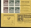 Markenheftchen Bund Postfr. MH 13 C  MNH ** Neuf Postfrisch - 1951-1970