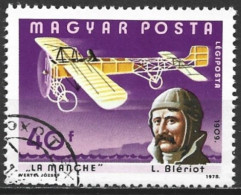 Hungary 1978. Scott #C400 (U) Louis Bleriot And La Manche - Used Stamps