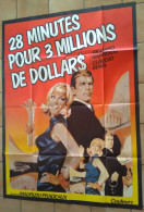 AFFICHE CINEMA FILM 28 MINUTES POUR 3 MILLIONS DE DOLLARS Claudio BAVA PRADEAUX 1967 TBE ITALIE VINTAGE - Affiches & Posters