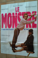 AFFICHE CINEMA FILM LE MONSTRE Roberto BENIGNI Michel BLANC 1994 TBE ITALIE - Affiches & Posters