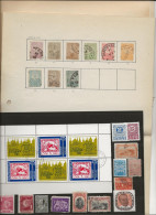 Bulgarien, България - Briefmarken-Konvolut Meist ältere Marken Auf Blättern - Colecciones & Series