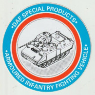 Sticker Truck: DAF Trucks Eindhoven Special Products Armoured Infantry Fighting Vehicle (tank) - Adesivi