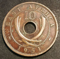 AFRIQUE DE L'EST - EAST AFRICA - 10 CENTS 1951 - George VI - KM 34 - Britische Kolonie