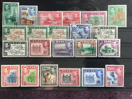 Fiji, 1938. Série Complète MNH/MWLH. Stanley Gibbons £ 275. - Autres - Océanie