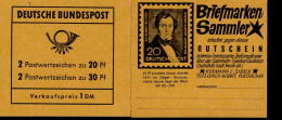 Markenheftchen Bund Postfr. MH 14 A MNH ** Neuf Postfrisch - 1951-1970