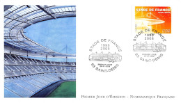 FDC LNF - 10e Anniversaire Du Stade De France - Oblit Saint-Denis 28/1/08 - 2000-2009