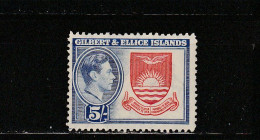 Gilbert Et Ellice YT 49 ** : George VI , Armoiries - 1939 - Gilbert- En Ellice-eilanden (...-1979)