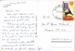 54398. Postal CIURANA (Tarragona) 1965. Vista De La Iglesia Parroquial - Covers & Documents