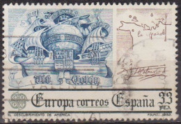 Découverte De L'Amérique - ESPAGNE - Europa - N° 2286 - 1982 - Used Stamps