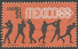 608 Mexico 1967 Boxe Boxing (MEX-159) - Boxe