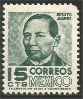 608 Mexico 1961 Benito Juarez MH * Neuf CH (MEX-150) - Mexico