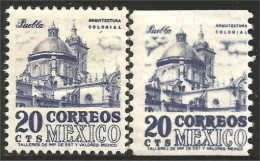 608 Mexico 1950 Convent Morelos Regulier MH * Neuf CH + Roulette/coil No Gum Sans Gomme (MEX-143) - Iglesias Y Catedrales