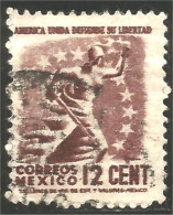 608 Mexico 1947 12c Liberty Liberté (MEX-139) - Mexico