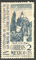 608 Mexico Eglise Las Monjas Church No Gum Sans Gomme (MEX-125) - Iglesias Y Catedrales