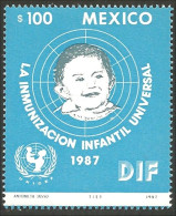 608 Mexico Immunization Children Vaccination Enfants Medecine MNH ** Neuf SC (MEX-87) - Médecine