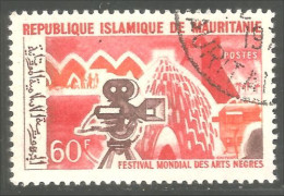 594 Mauritanie Festival Arts Cinema Movies MH * Neuf CH Légère (MAU-28) - Cinema