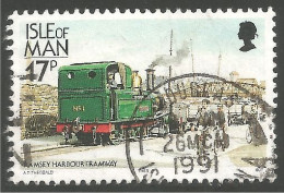 590 Man Ramsey Harbour Tramway Railway Train Locomotive (MAN-87f) - Strassenbahnen