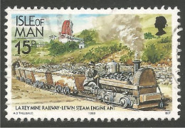 590 Man Railway Train Lewin Locomotive Laxey Mine Mining Coal Charbon Kohl (MAN-86c) - Minéraux