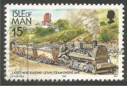 590 Man Railway Train Lewin Locomotive Laxey Mine Mining Coal Charbon Kohl (MAN-86a) - Man (Ile De)