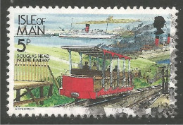 590 Man Incline Railway Train Locomotive Bateau Paquebot Boat (MAN-84) - Man (Ile De)