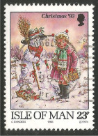 590 Man Noel Christmas Weihnachten Natal Snowman Bonhomme Neige (MAN-74) - Man (Insel)