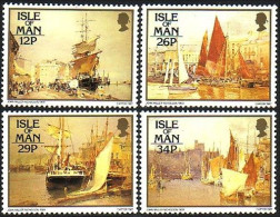 590 Man Paintings Tableaux John Miller MNH ** Neuf SC (MAN-43a) - Man (Ile De)