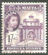 589 Malta Malte 1956 Reine Queen Elizabeth II Porte Mdina Gate (MLT-183) - Malte