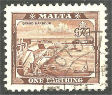 589 Malta Malte 1901 Port La Vallette Valetta Harbor Bateau Ship Boat Schiff Wmk 2 (MLT-172c) - Malte