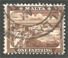 589 Malta Malte 1901 Port La Vallette Valetta Harbor Bateau Ship Boat Schiff Wmk 2 (MLT-172a) - Malte