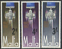 589 Malta Malte Medal Malta Malte Cross MH * Neuf (MLT-97) - Malte