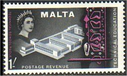 589 Malta Malte Technical Education ONE Shilling MH * Neuf (MLT-85) - Malte