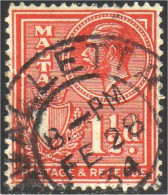 589 Malta Malte 1 1/2d VALETTA Cancel (MLT-33) - Malte