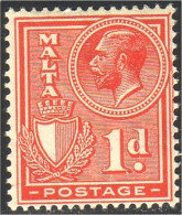 589 Malta Malte ONE Penny MH * Neuf (MLT-27) - Malte