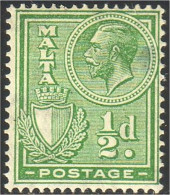 589 Malta Malte 1/2 Penny MH * Neuf (MLT-25) - Malte