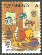 612 Iles Maldives Disney Ours Bear Winnie Pooh Eyeore Ane Donkey Miel Honey Honig MNH ** Neuf SC (MLD-130) - Alimentazione