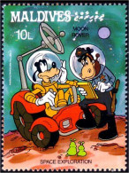 612 Iles Maldives Disney Space Police Policeman Policier MNH ** Neuf SC (MLD-75b) - Politie En Rijkswacht