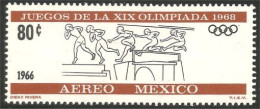 608 Mexico Jeux Olympiques 1968 MH * Neuf CH (MEX-374) - Mexico