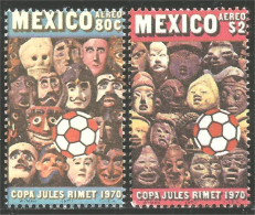 608 Mexico Coupe Monde Worldcup Football Masks Carnival MNH ** Neuf SC (MEX-380) - Carnaval