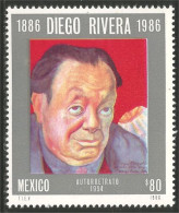 608 Mexico Diego Rivera Peintre Painter MNH ** Neuf SC (MEX-356) - Mexico