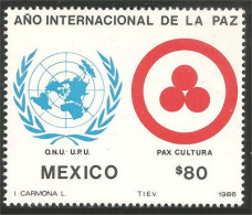 608 Mexico Paix Peace Friede MNH ** Neuf SC (MEX-354) - Mexico