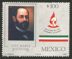 608 Mexico Jose Maria Iglesias MNH ** Neuf SC (MEX-358) - Mexico