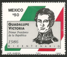 608 Mexico Guadalupe Victoria President MNH ** Neuf SC (MEX-352) - Mexico