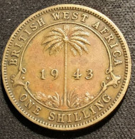 BRITISH WEST AFRICA - 1 ONE SHILLING 1943 - George VI - KM 23 - ( Afrique Occidentale Britannique ) - Kolonies