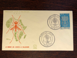 SOMALIA COAST COTE DES SOMALIS  FDC COVER 1962 YEAR MALARIA HEALTH MEDICINE STAMPS - Lettres & Documents